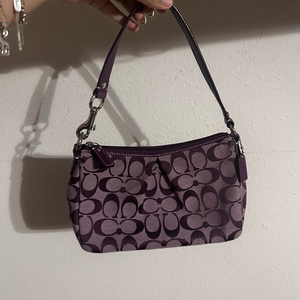 Coach Purple Vintage Shoulder Bag